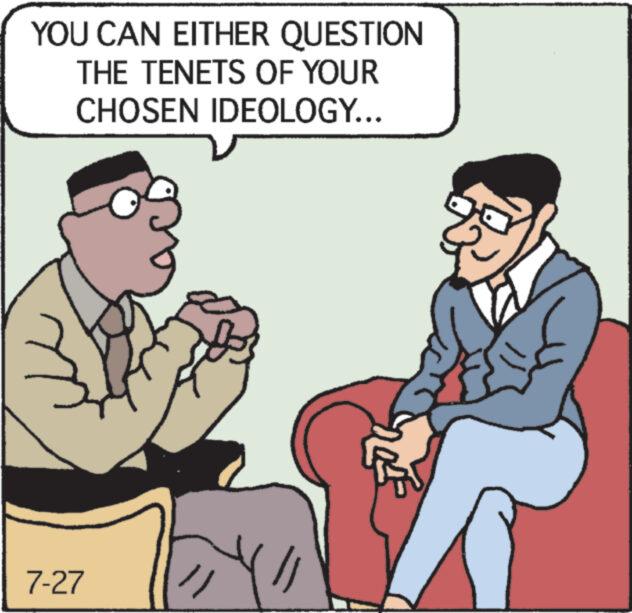 Finger OCR: YOU CAN EITHER QUESTION THE TENETS OF YOUR CHOSEN IDEOLOGY... 7-27 11 /" YOU CAN EITHER QUESTION THE TENETS OF YOUR CHOSEN IDEOLOGY ... 7-27 11 / "