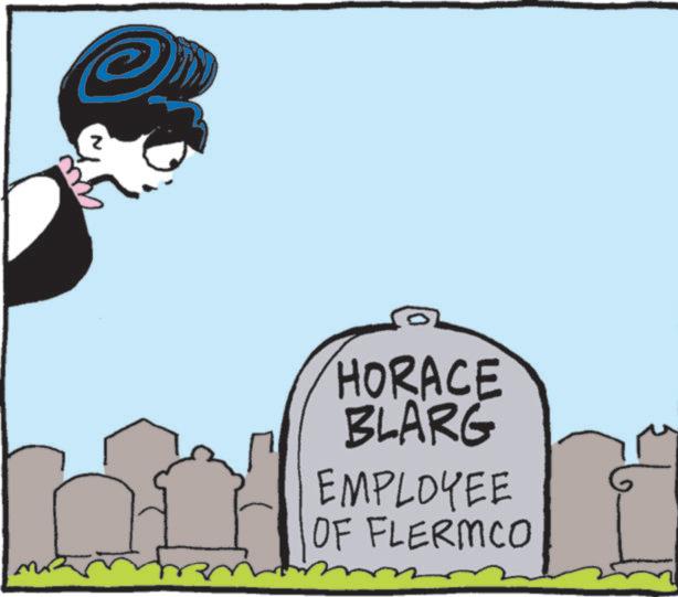 Photo caption OCR: Z HORACE BLARG EMPLOYEE OF FLERMCO Z HORACE BLARG EMPLOYEE OF FLERMCO