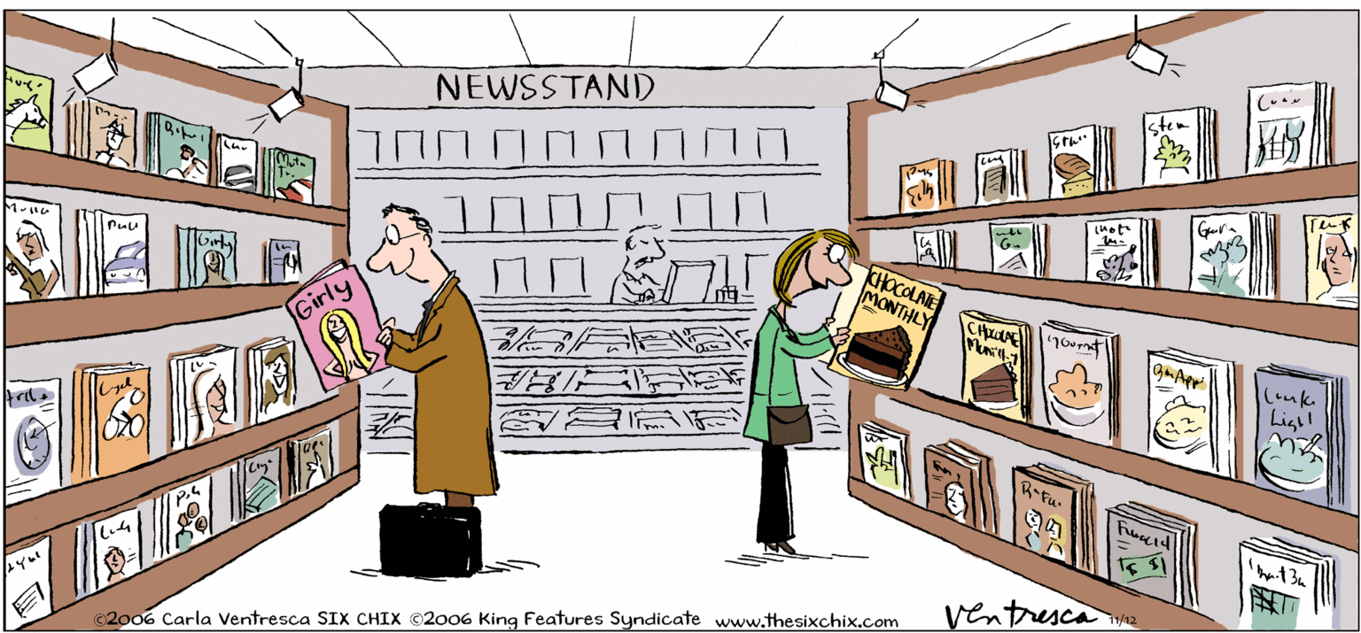 Event OCR: sten NEWSSTAND KHOCOLAE MONTHLY (ouk Ligi ventrescae ©2006 Carla Ventresca SIX CHIX ©2006 King Features Syndicate www.thesixchix.com sten NEWSSTAND KHOCOLAE MONTHLY (ouk Ligi ventrescae ©2006 Carla Ventresca SIX CHIX ©2006 King Features Syndicate www.thesixchix.com