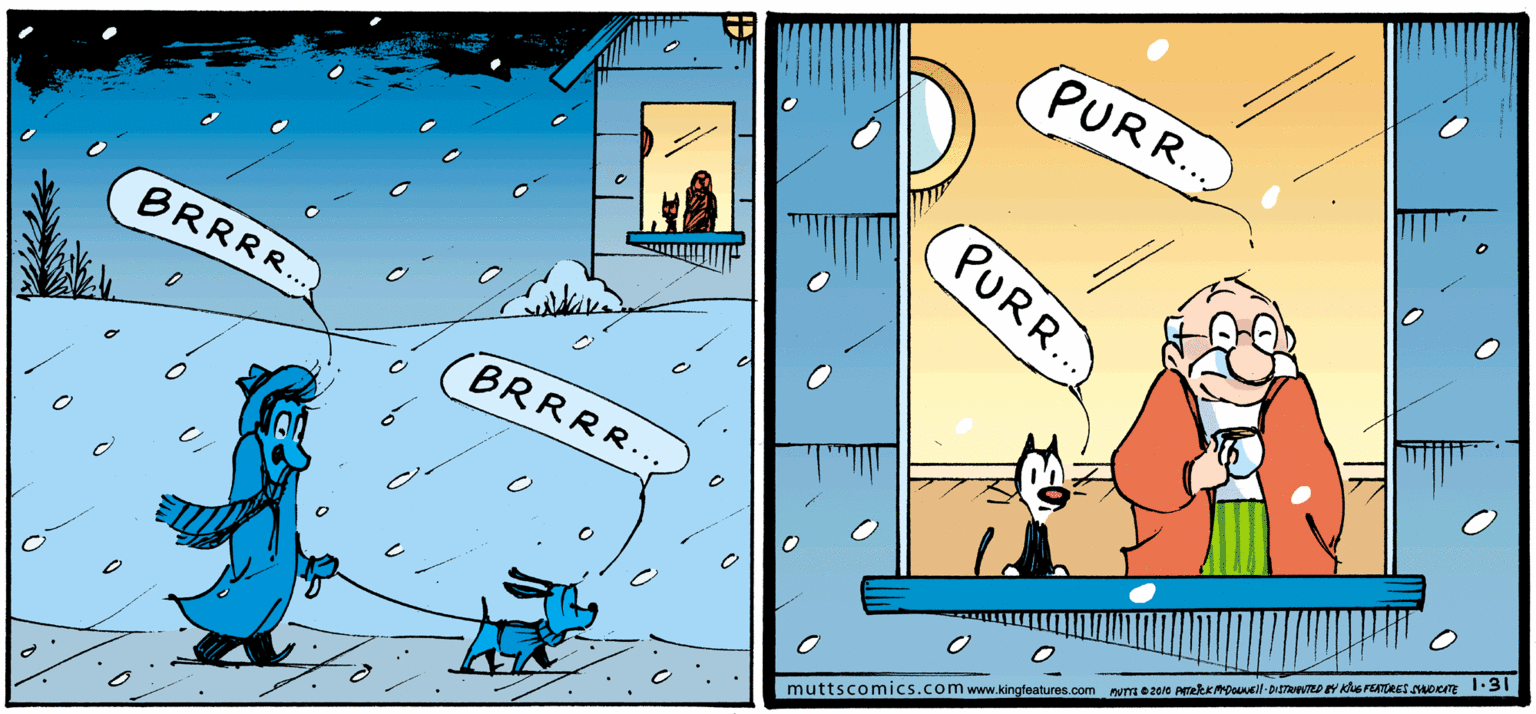 Parallel OCR: PURR... PURR. BRRRR. BRRRR... muttscomics.comwww.kingfeatures.com num ezale melekpaell-DmeD Y s FEATRES oTE I.31 PURR... PURR. BRRRR. BRRRR... muttscomics.comwww.kingfeatures.com num ezale melekpaell-DmeD Y s FEATRES oTE I.31