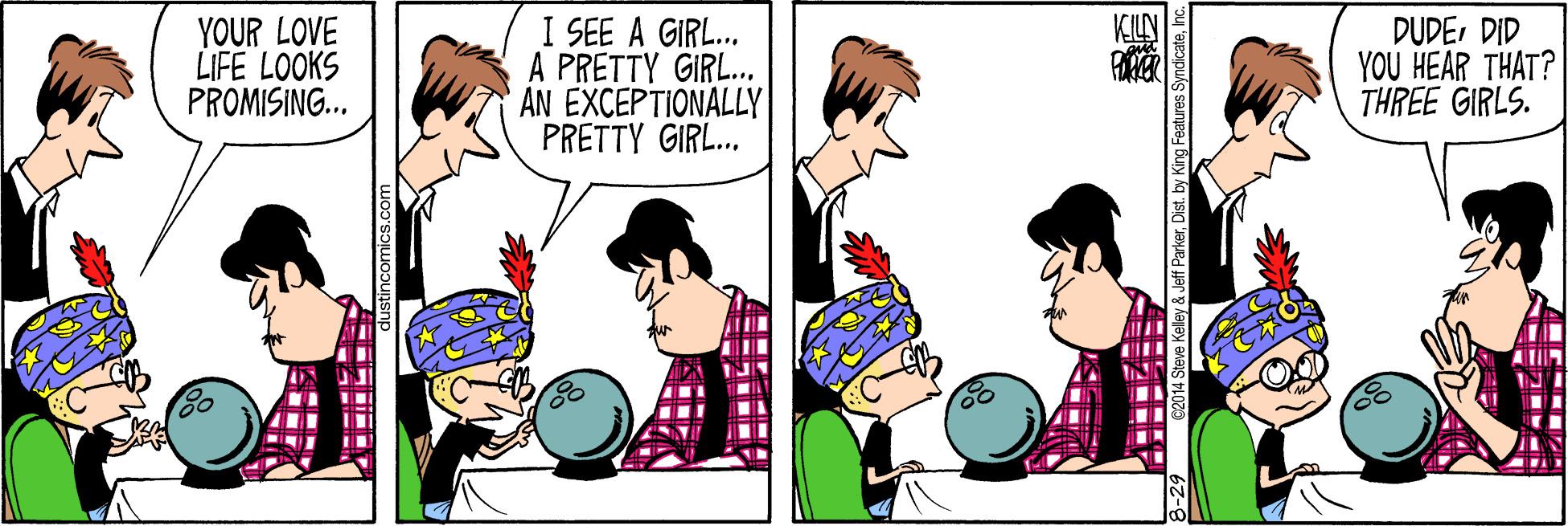Interaction OCR: YOUR LOVE LIFE LOOKS PROMISING. I SEE A GIRL. A PRETTY GIRL. AN EXCEPTIONALLY PRETTY GIRL. DUDEDID YOU HEAR THAT? THREE GIRLS. YOUR LOVE LIFE LOOKS PROMISING. I SEE A GIRL. A PRETTY GIRL. AN EXCEPTIONALLY PRETTY GIRL. DUDEDID YOU HEAR THAT? THREE GIRLS.