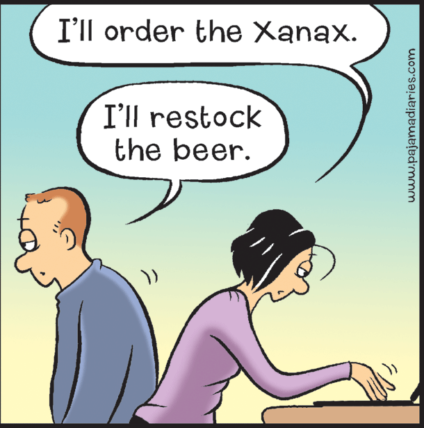 Gesture OCR: I'll order the Xanax. I'll restock the beer. www.pajamadiaries.com I'll order the Xanax. I'll restock the beer. www.pajamadiaries.com