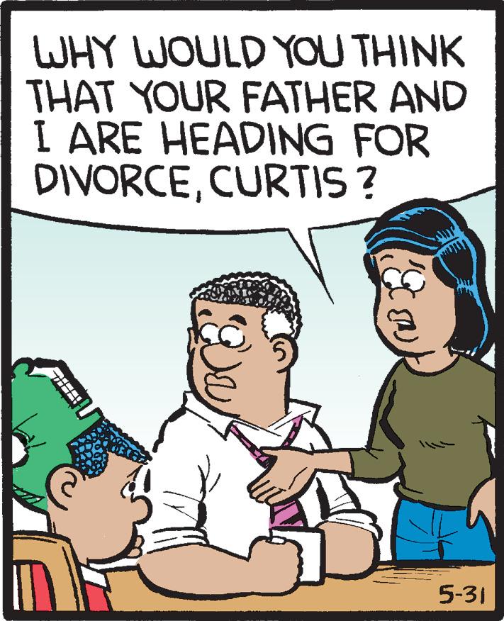 Finger OCR: WHY WOULD YOU THINK THAT YOUR FATHER AND I ARE HEADING FOR DIVORCECURTIS ? 5-31 WHY WOULD YOU THINK THAT YOUR FATHER AND I ARE HEADING FOR DIVORCECURTIS ? 5-31