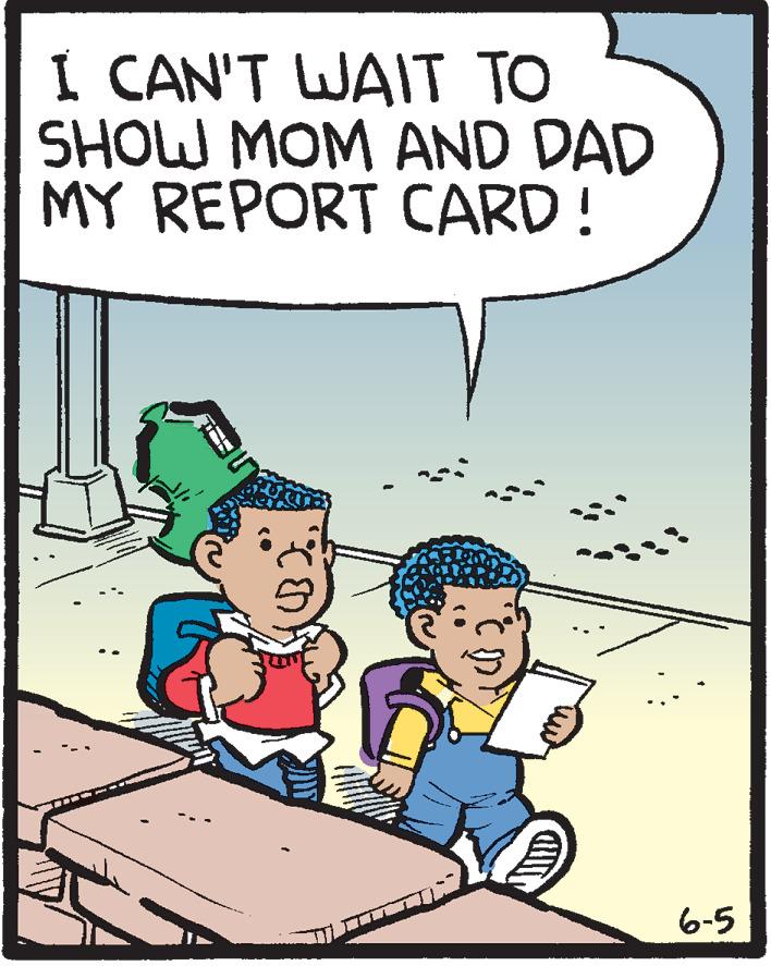 Pleased OCR: I CAN'T WAIT TO SHOW MOM AND DAD MY REPORT CARD! 6-5 I CAN'T WAIT TO SHOW MOM AND DAD MY REPORT CARD! 6-5