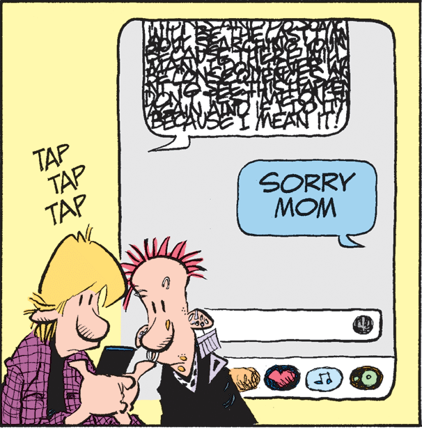 Parallel OCR: AUSE TAP TAP TAP SORRY MOM AUSE TAP TAP TAP SORRY MOM