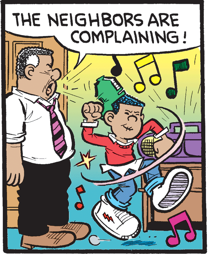 Pleased OCR: THE NEIGHBORS ARE COMPLAINING! THE NEIGHBORS ARE COMPLAINING!