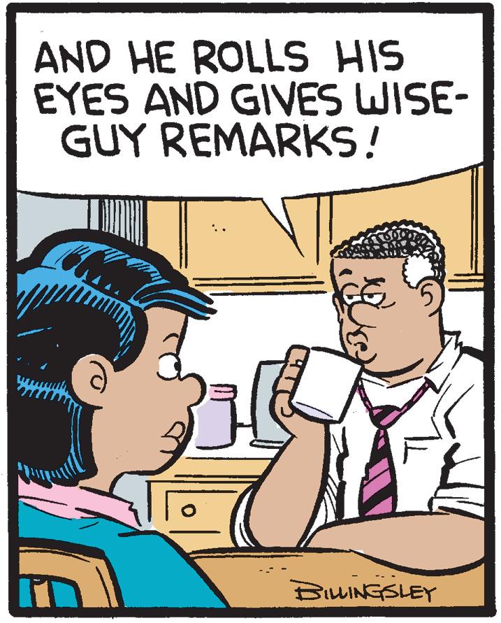 People OCR: AND HE ROLLS HIS EYES AND GIVES WISE- GUY REMARKS! BILINGSLEY AND HE ROLLS HIS EYES AND GIVES WISE- GUY REMARKS! BILINGSLEY