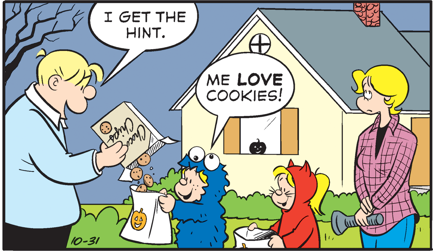 Interaction OCR: I GET THE HINT. ME LOVE COOKIES! 10-31 I GET THE HINT. ME LOVE COOKIES! 10-31