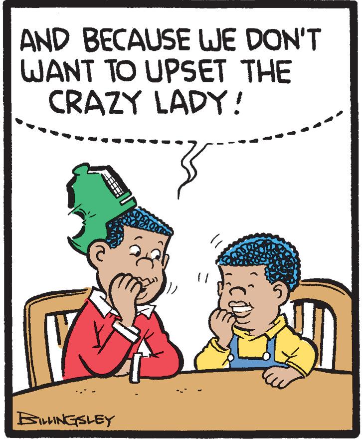 Parallel OCR: AND BECAUSE WE DON'T WANT TO UPSET THE CRAZY LADY! BiHINGSLEY AND BECAUSE WE DON'T WANT TO UPSET THE CRAZY LADY! BiHINGSLEY