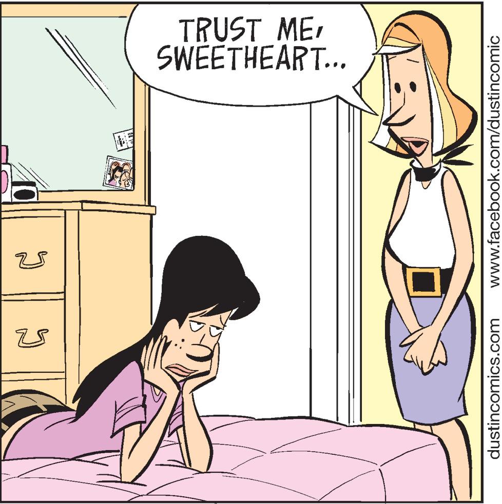 Organism OCR: TRUST MESWEETHEART... dustincomics.com www.facebook.com/dustincomic TRUST MESWEETHEART... dustincomics.com www.facebook.com/dustincomic