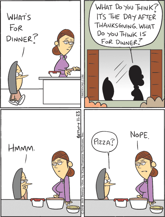 Font OCR: WHAT DO YOU THINK? ITS THE DAY AFTER THANKSGIVING. WHAT Do You THINK IS FOR DINNER? WHAT'S FOr NOPE. (PizZA? DINNER? HMMM. SETTWY I1-23 WHAT DO YOU THINK? ITS THE DAY AFTER THANKSGIVING. WHAT Do You THINK IS FOR DINNER? WHAT'S FOr NOPE. (PizZA? DINNER? HMMM. SETTWY I1-23