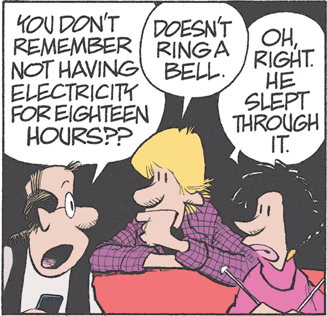 Animation OCR: YOU DON'T DOESN'T REMEMBER RINGA NOT HAVING BELL. OHRIGHT. ?? SLEPT THROUGH ELECTRICITY FOR EIGHTEEN HOURSPP IT. YOU DON'T DOESN'T REMEMBER RINGA NOT HAVING BELL. OHRIGHT. ?? SLEPT THROUGH ELECTRICITY FOR EIGHTEEN HOURSPP IT.