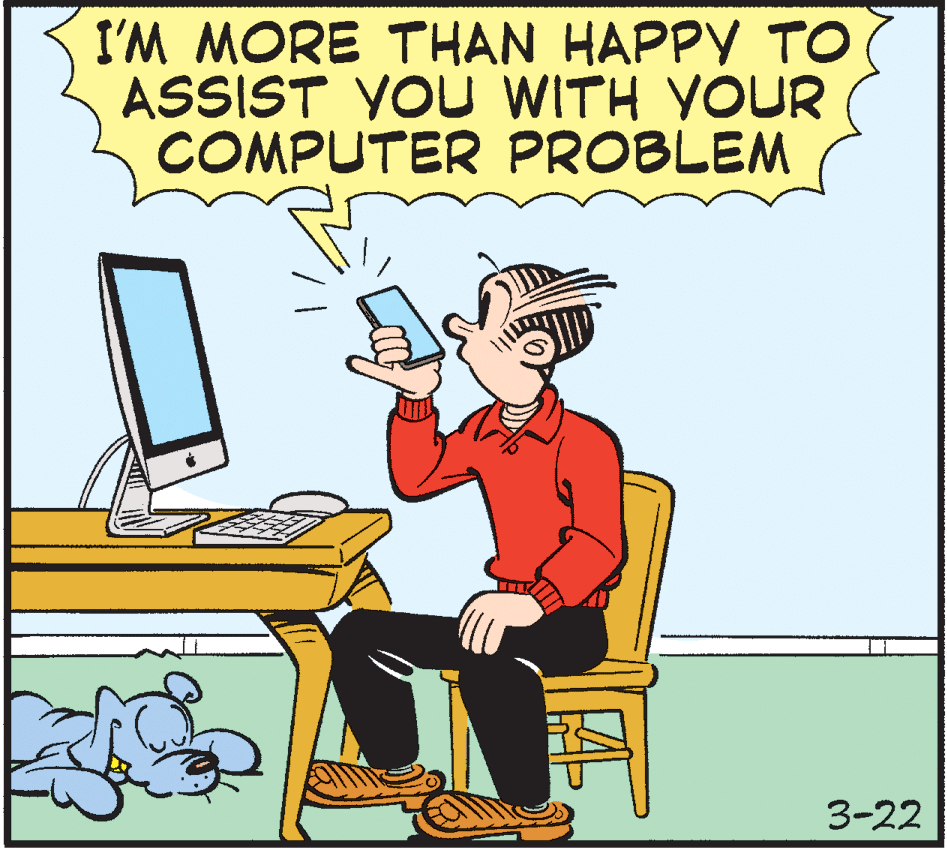 Display device OCR: I'M MORE THAN HAPPY TO ASSIST YOU WITH YOUR COMPUTER PROBLEM 3-22 I'M MORE THAN HAPPY TO ASSIST YOU WITH YOUR COMPUTER PROBLEM 3-22