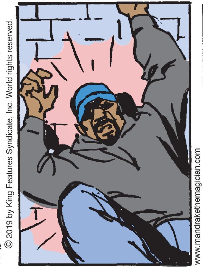 Rectangle OCR: © 2019 by King Features SyndicateInc. World rights reserved. www.mandrakethemagician.com © 2019 by King Features SyndicateInc. World rights reserved. www.mandrakethemagician.com