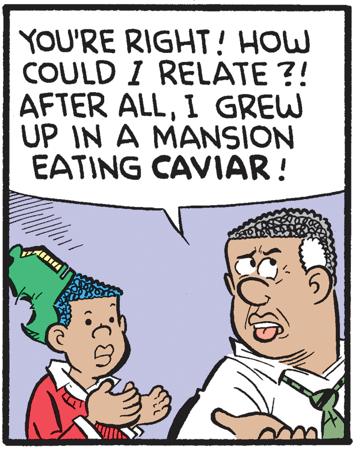 Sharing OCR: YOU'RE RIGHT! HOW COULD I RELATE ?! AFTER ALLI GREW UP IN A MANSION EATING CAVIAR! YOU'RE RIGHT! HOW COULD I RELATE ?! AFTER ALLI GREW UP IN A MANSION EATING CAVIAR!