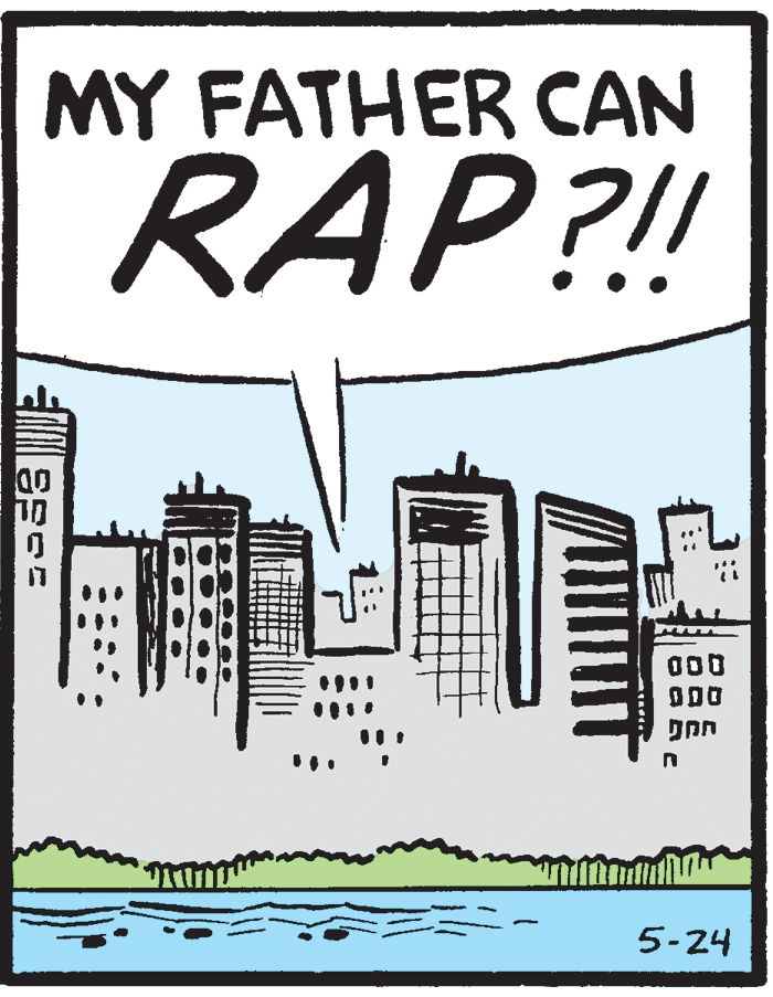 Artwork OCR: MY FATHER CAN RAP?!! 00 5-24 MY FATHER CAN RAP?!! 00 5-24