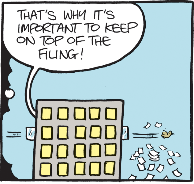 Illustration OCR: THAT'S WHY IT'S IMPORTANT TO KEEP ON TOP OF THE FUNG! THAT'S WHY IT'S IMPORTANT TO KEEP ON TOP OF THE FUNG!