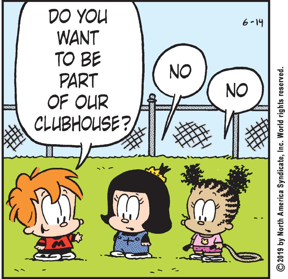 Mammal OCR: DO YOU WANT TO BE PART OF OUR CLUBHOUSE ? 6-14 NO NO © 2019 by North America SyndicateInc. World rights reserved. DO YOU WANT TO BE PART OF OUR CLUBHOUSE ? 6-14 NO NO © 2019 by North America SyndicateInc. World rights reserved.