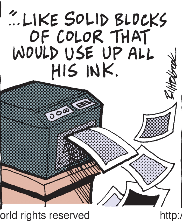Baggage OCR: ". LIKE SOLID BLOCKS OF COLOR THAT WOULD USE UP ALL HIS INK. orld rights reserved http:/ ". LIKE SOLID BLOCKS OF COLOR THAT WOULD USE UP ALL HIS INK. orld rights reserved http:/