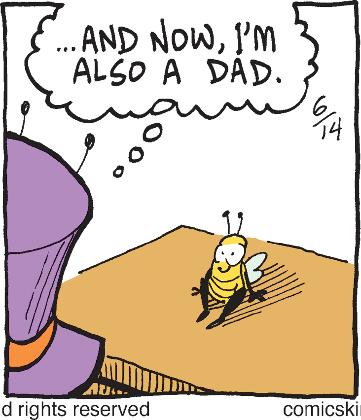 Abdomen OCR: .. AND NOWI'M ALSO A DAD. d rights reserved comicski .. AND NOWI'M ALSO A DAD. d rights reserved comicski