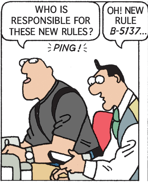 Finger OCR: WHO IS RESPONSIBLE FOR THESE NEW RULES? OH! NEW RULE B-5137... PING!: WHO IS RESPONSIBLE FOR THESE NEW RULES? OH! NEW RULE B-5137... PING!: