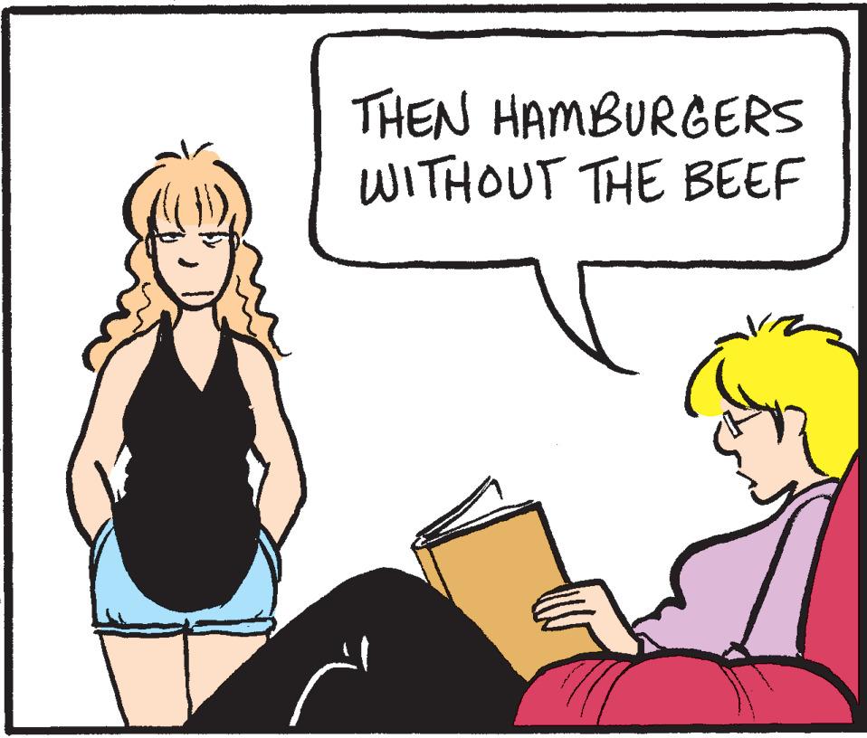Undergarment OCR: THEN HAMBURGERS WITHOUT THE BEEF THEN HAMBURGERS WITHOUT THE BEEF