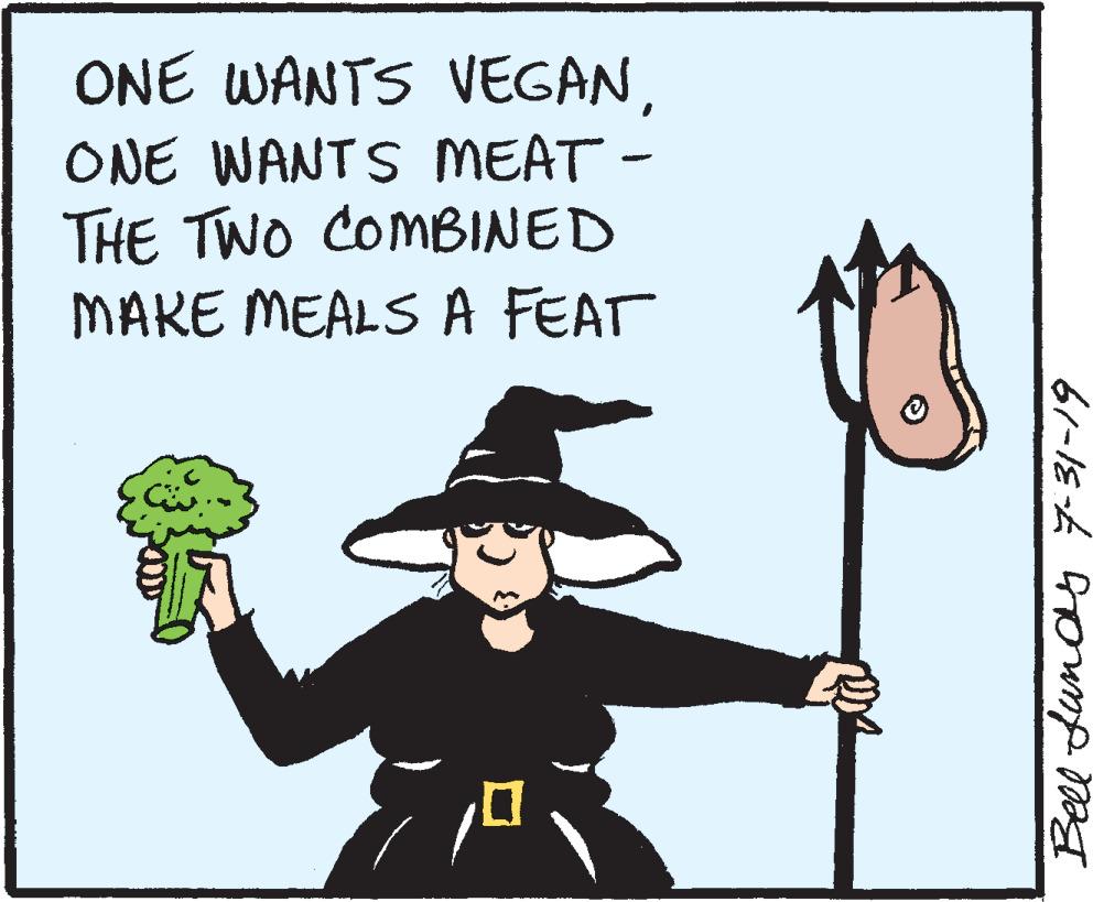 Produce OCR: ONE WANTS VEGANONE WANTS MEAT - THE TWO COMBINED MAKE MEALS A FEAT ONE WANTS VEGANONE WANTS MEAT - THE TWO COMBINED MAKE MEALS A FEAT