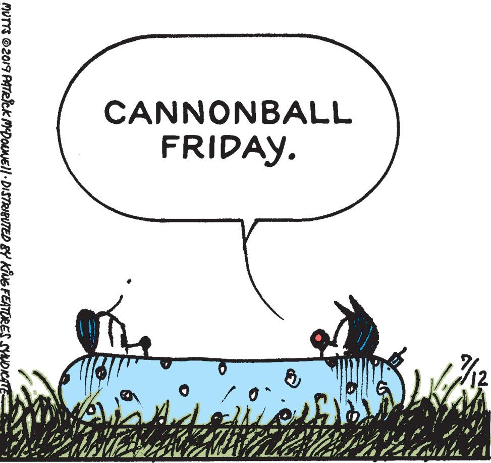 Sharing OCR: CANNONBALL FRIDAY. 12 MUTTS ©2019 PATRICK MDOLNEI. DISTRIBUTED BY KiuG FEATORES SMDICATE CANNONBALL FRIDAY. 12 MUTTS ©2019 PATRICK MDOLNEI. DISTRIBUTED BY KiuG FEATORES SMDICATE