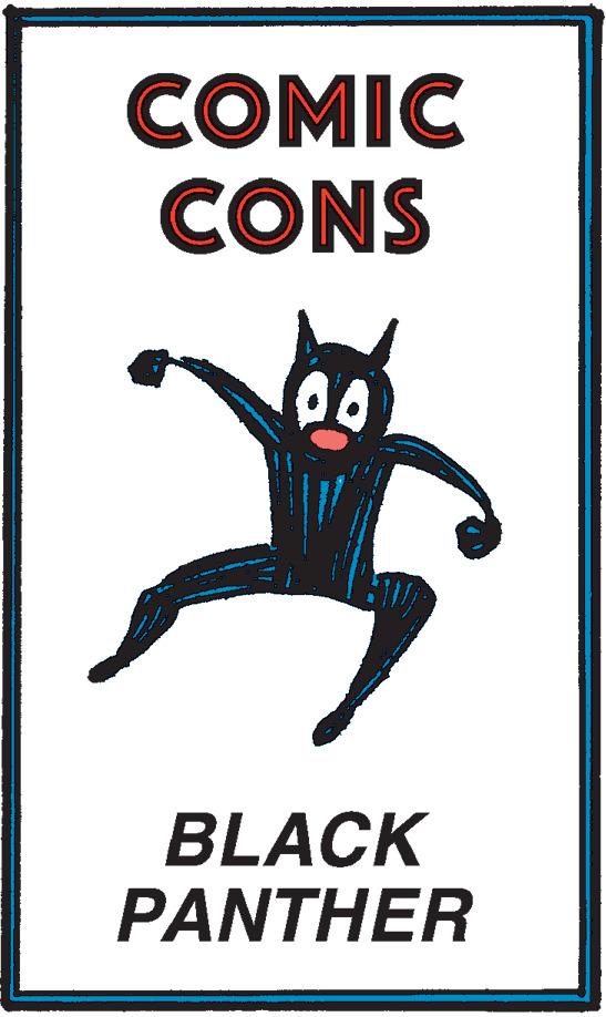 Brand OCR: COMIC CONS BLACK PANTHER COMIC CONS BLACK PANTHER
