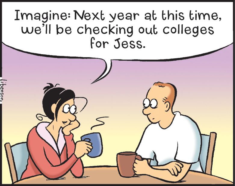 Organism OCR: Imagine: Next year at this timewe'll be checking out colleges for Jess. Imagine: Next year at this timewe'll be checking out colleges for Jess.