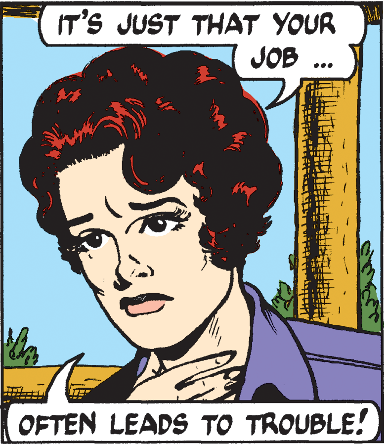 Font OCR: IT'S JUST THAT YOUR JOB OFTEN LEADS TO TROUBLE! IT'S JUST THAT YOUR JOB OFTEN LEADS TO TROUBLE!
