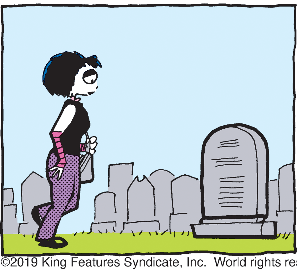 Drawing OCR: ©2019 King Features SyndicateInc. World rights res ©2019 King Features SyndicateInc. World rights res