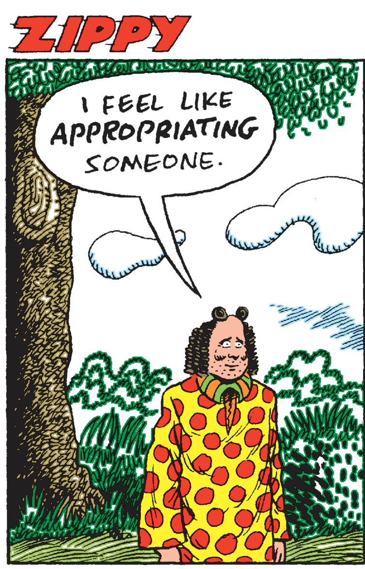 Happy OCR: ZIPPY I FEEL LIKE APPROPRIATING SOMEONE. ZIPPY I FEEL LIKE APPROPRIATING SOMEONE.
