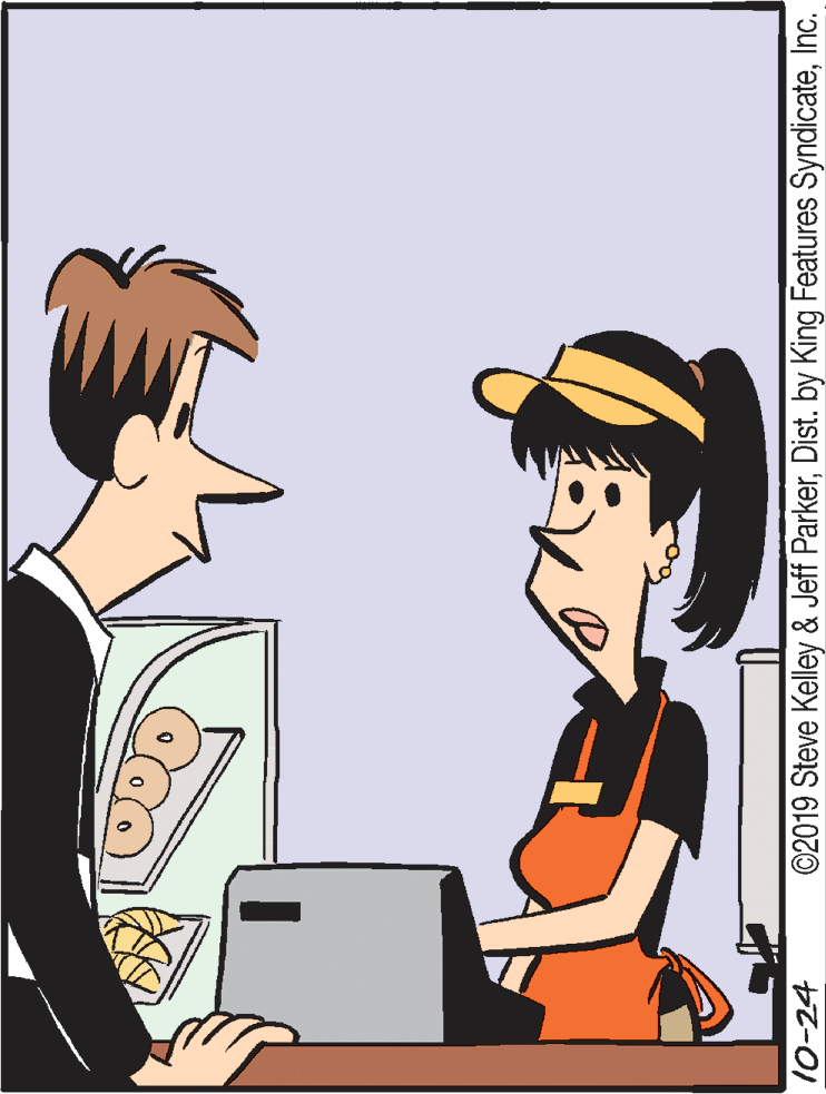 Illustration OCR: 10-24 ©2019 Steve Kelley & Jeff ParkerInc. 10-24 ©2019 Steve Kelley & Jeff ParkerDist. by King Features Syndicate