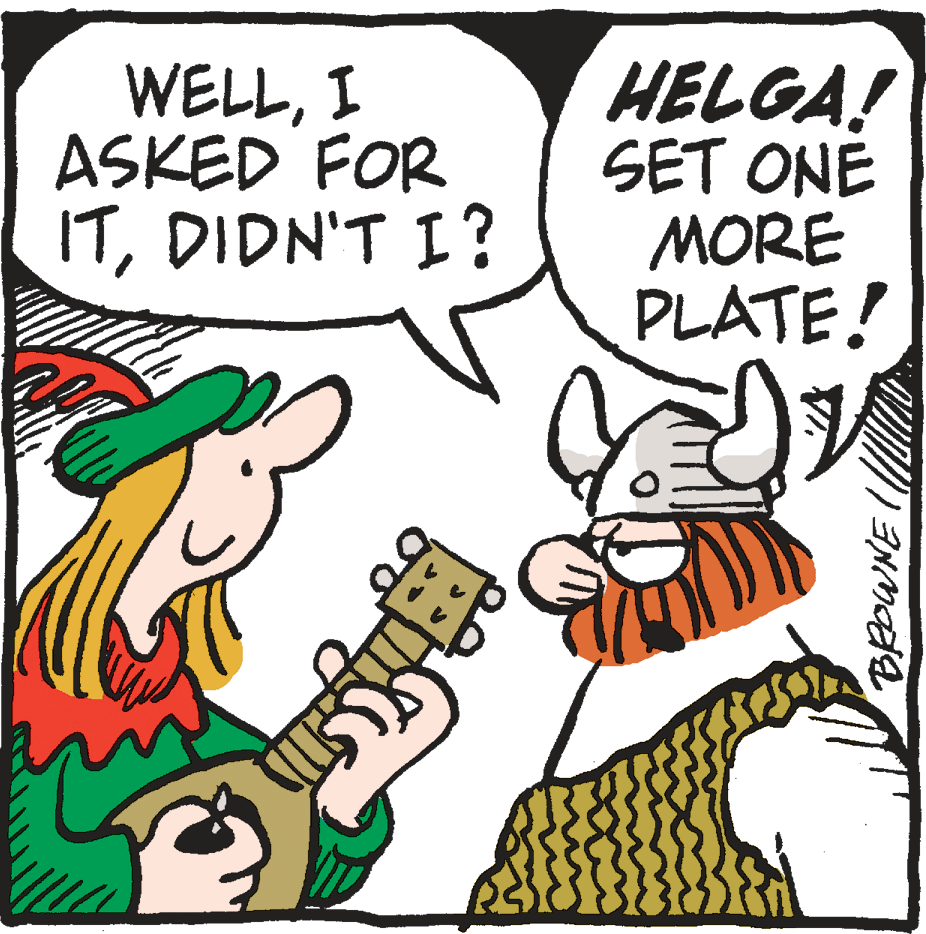 Fiction OCR: WELLI ASKED FOR ITDIDN'T I? HELGA! SET ONE MORE PLATE! WELLI ASKED FOR ITDIDN'T I? HELGA! SET ONE MORE PLATE!