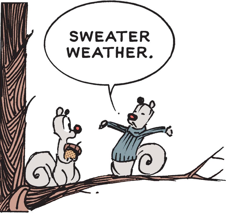 Illustration OCR: SWEATER WEATHER. SWEATER WEATHER.