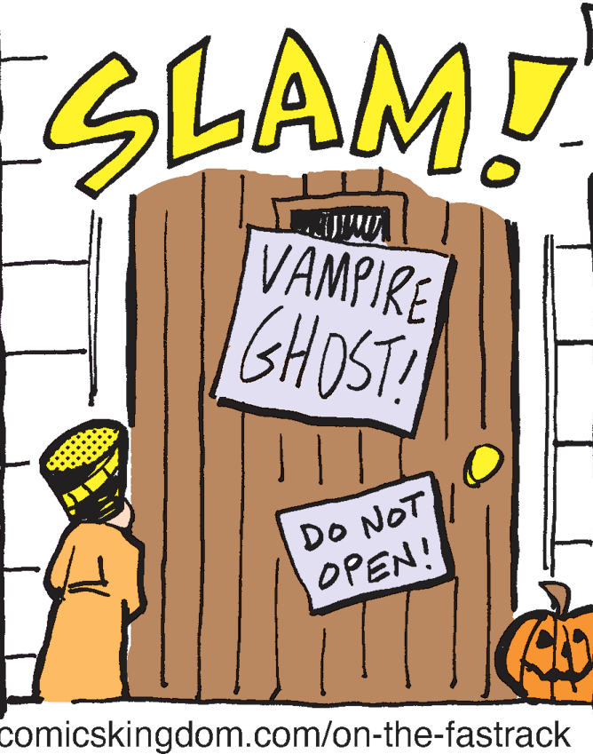 Font OCR: GLAM! VAMPIRE GHOST DO NOT OPEN! comicskingdom.com/on-the-fastrack GLAM! VAMPIRE GHOST DO NOT OPEN! comicskingdom.com/on-the-fastrack