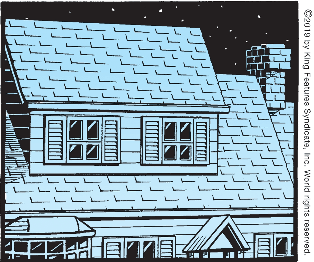 Roof OCR: ©2019 by King Features SyndicateInc. World rights reserved. ©2019 by King Features SyndicateInc. World rights reserved.