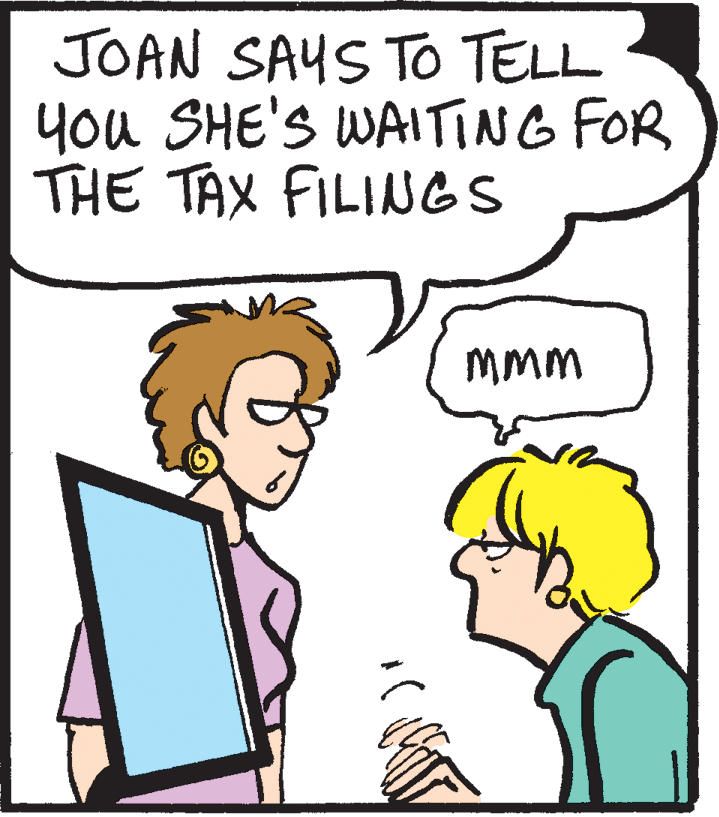 Parallel OCR: JOAN SAYS TO TELL you SHE'S WAITING FOR THE TAX FILINGS MMM JOAN SAYS TO TELL you SHE'S WAITING FOR THE TAX FILINGS MMM