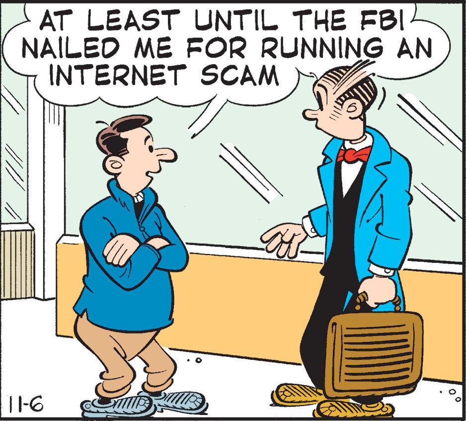 Gesture OCR: AT LEAST UNTIL THE FBI NAILED ME FOR RUNNING AN INTERNET SCAM 11-6 AT LEAST UNTIL THE FBI NAILED ME FOR RUNNING AN INTERNET SCAM 11-6