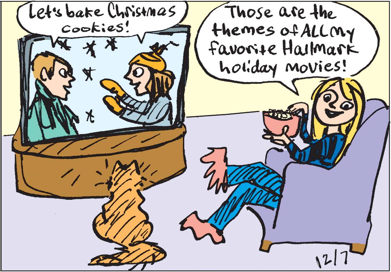 Cartoon OCR: Let's bake ChrisSemas Cookies! Those are the themes of ALLMY favorite Halmark holiday movies! 12/7 Let's bake ChrisSemas Cookies! Those are the themes of ALLMY favorite Halmark holiday movies! 12/7