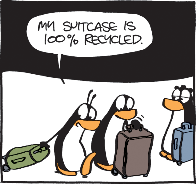 Fiction OCR: my SUITCASE IS l00% RECYCLED. my SUITCASE IS l00% RECYCLED.