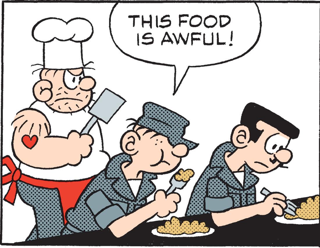 Social group OCR: THIS FOOD IS AWFUL! THIS FOOD IS AWFUL!