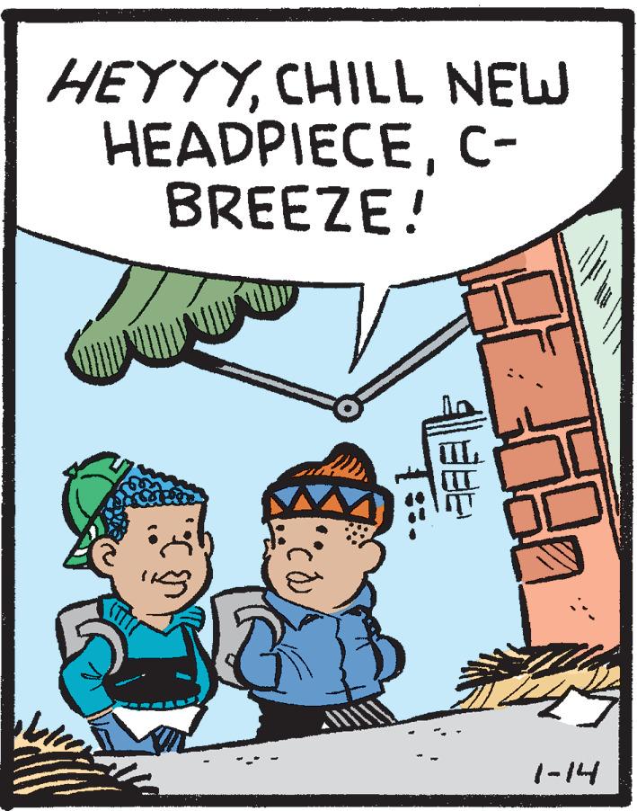 Fictional character OCR: HEYYYCHILL NEW HEADPIECEC- BREEZE! HEYYYCHILL NEW HEADPIECEC- BREEZE!