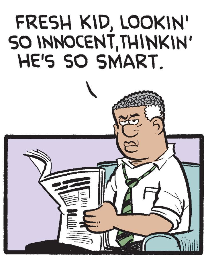 Fiction OCR: FRESH KIDLOOKIN' SO INNOCENTTHINKIN' HE'S SO SMART. FRESH KIDLOOKIN' SO INNOCENTTHINKIN' HE'S SO SMART.
