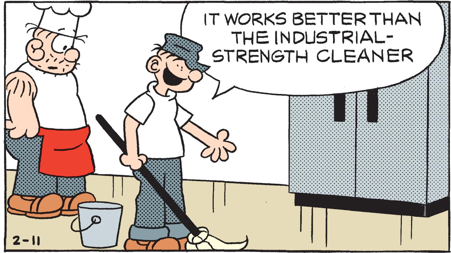 Parallel OCR: IT WORKS BETTER THAN THE INDUSTRIAL- STRENGTH CLEANER 2-|| IT WORKS BETTER THAN THE INDUSTRIAL- STRENGTH CLEANER 2-||