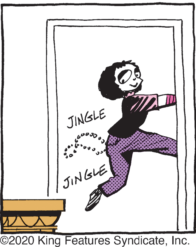 Graphics OCR: JINGLE JINGLE O2020 King Features SyndicateInc. JINGLE JINGLE O2020 King Features Syndicate