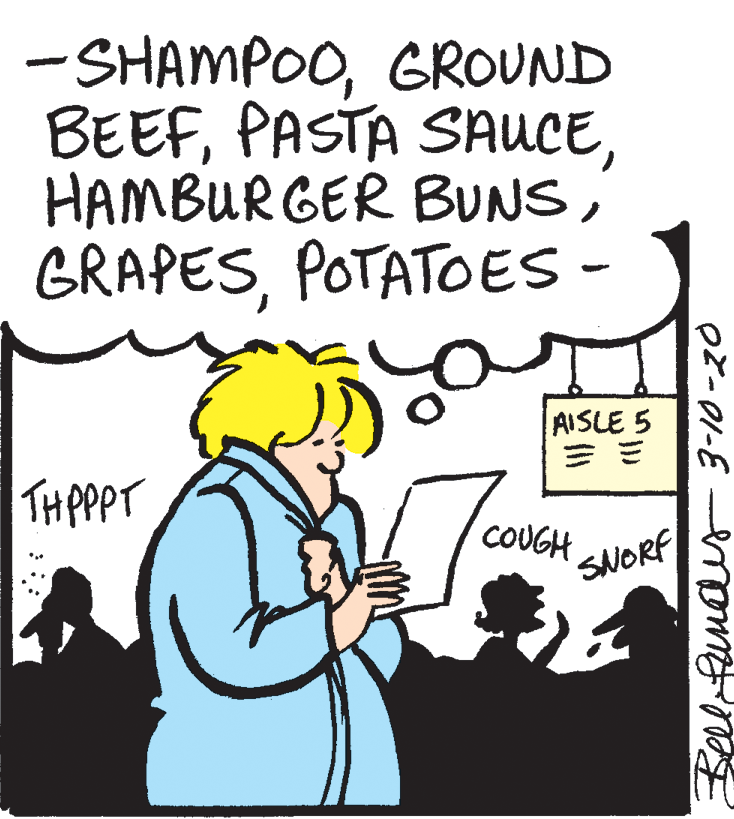 Humour OCR: -SHAMPOOGROUND BEEFPOTATOES - AISLE 5 THPPPT COUGH SNORF -SHAMPOOGROUND BEEFPASTA SAUCEHAMBURGER BUNSPOTATOES - AISLE 5 THPPPT COUGH SNORF