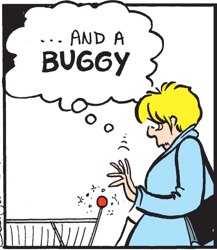 People in nature OCR: AND A BUGGY AND A BUGGY