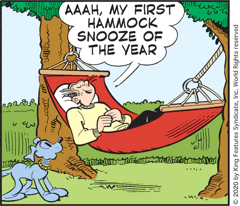 Fictional character OCR: A????? FIRST ??????? SNOOZE OF THE VEAR O 2020 by King Features SyndicateInc. World Rights reserved A????? FIRST ??????? SNOOZE OF THE VEAR O 2020 by King Features SyndicateInc. World Rights reserved